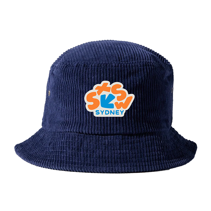 SXSW Sydney / Cord Bucket Hat (Navy)